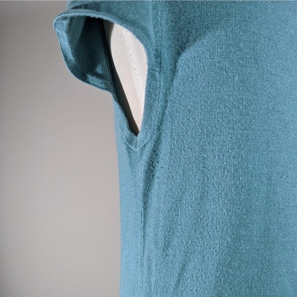 Magnolia Grace Teal Green Sienna Sweater Knit Dress Women's Size S - Picture 5 of 7